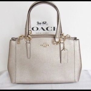 Coach Mini Christie Carryall Leather - Gold